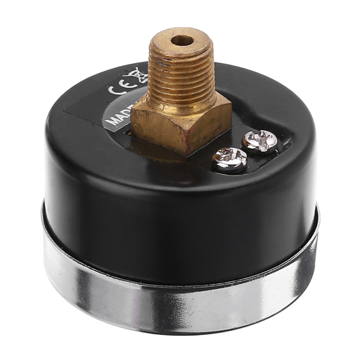 Industrial 0-60 PSI Air Pressure Gauge 1/8" NPT Air Compressor Pressure Gauge Back Mount with 1.5" Face Hydraulic Meter