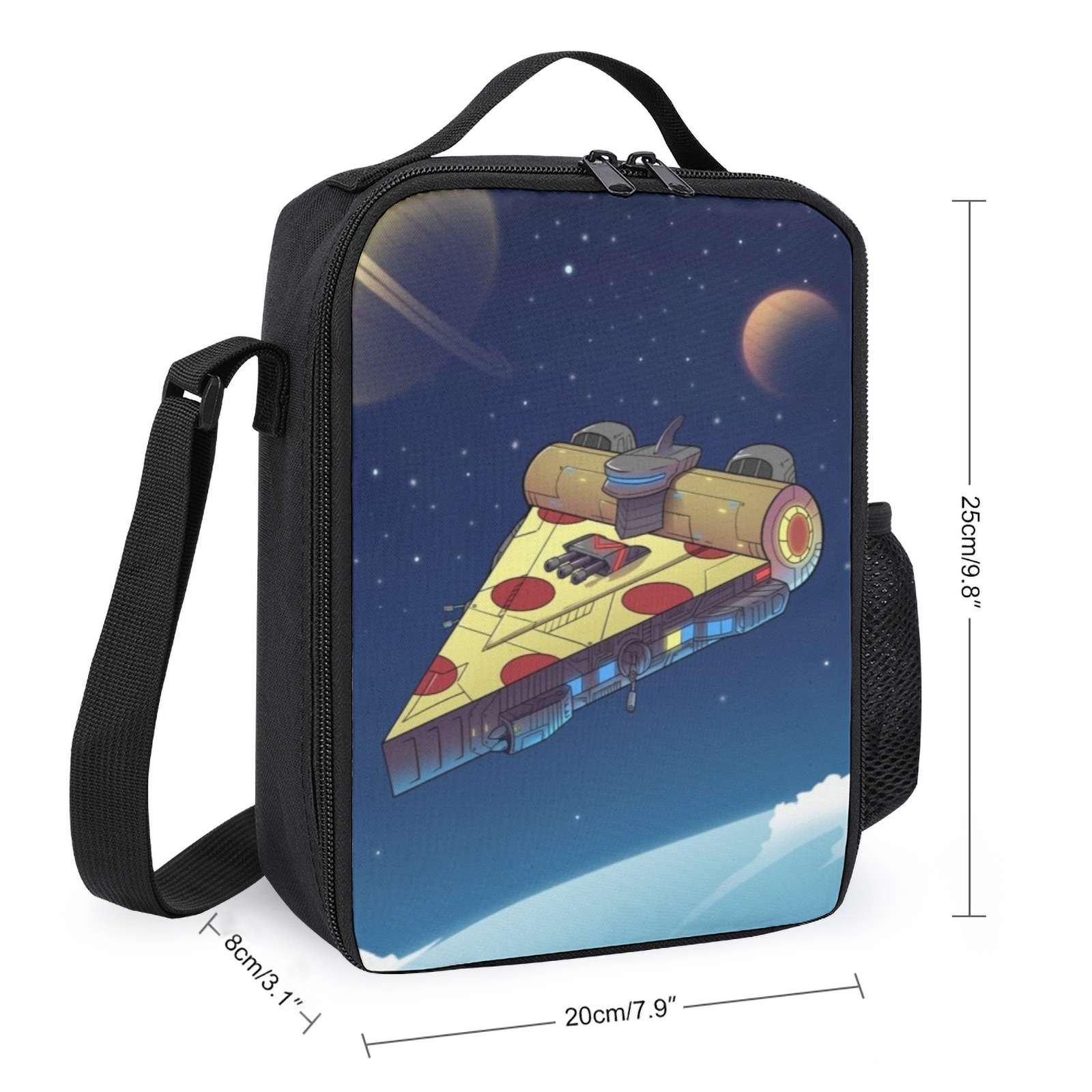 Pizza Ship Lunch Bags Printed Cold Bag Lunch Bag Cold Bag Lunch Bag Insulation Lunch Box Bag