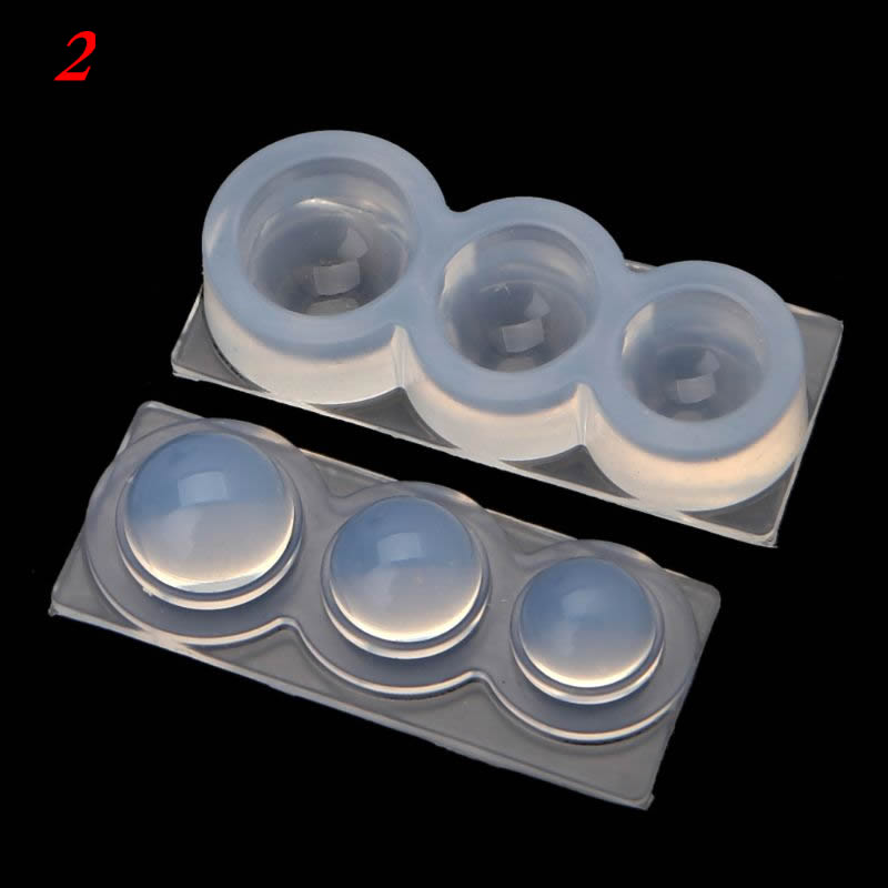 UV Resin Geometric Molds Hollow Quicksand Mold with Square Round Ellipse Mold: 2
