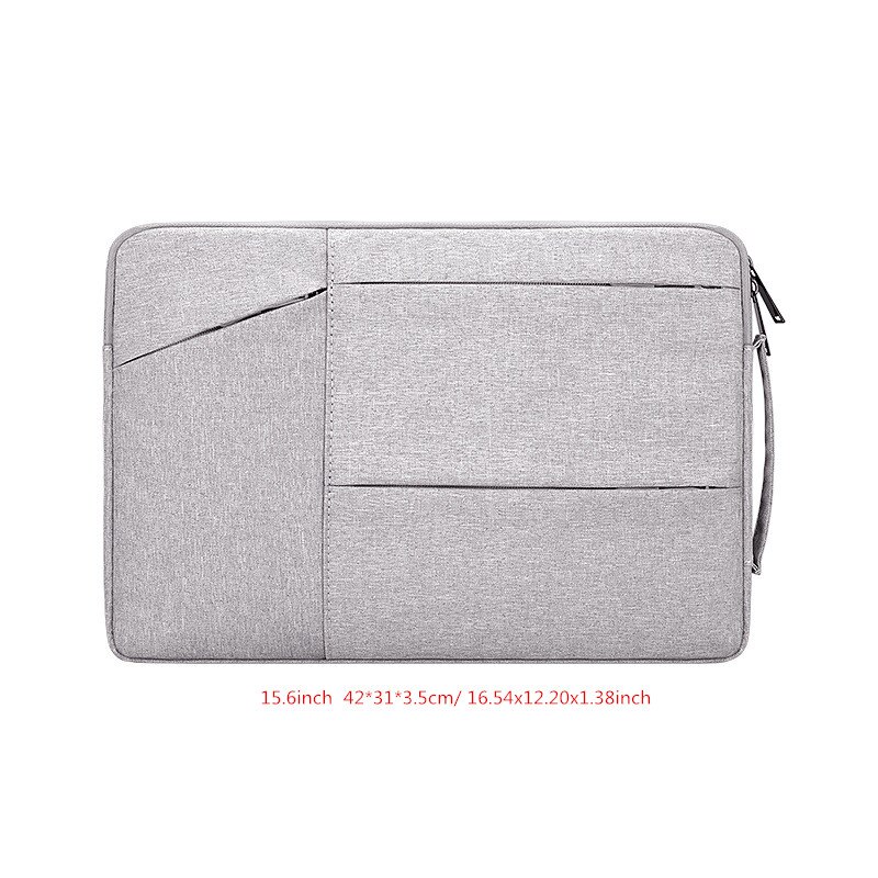 Przenośny neseser Laptop Liner torby męskie damskie Tote odporny na wstrząsy wodoodporny pokrowiec na dokumenty biurowe: Gray XL
