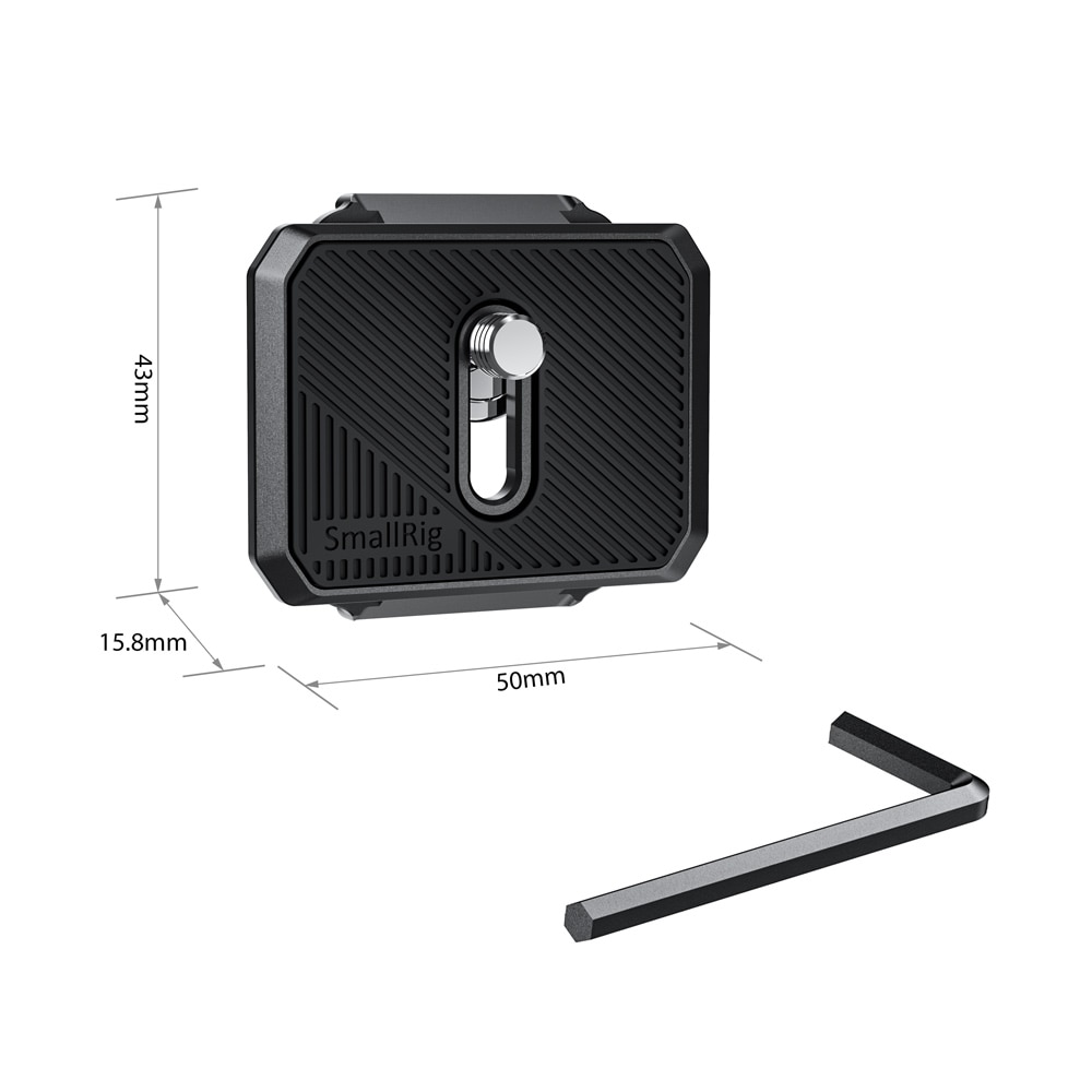Plaque de fixation rapide pour arca-swiss et Manfrotto RC2 support de Cage de caméra de plaque de base sur trépied de prise de vue vidéo-2364
