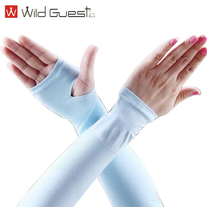 1 Paar Zon Arm Cover Fiets Mouwen Vissen Anti Ultraviolet Mouw Arm Cover Outdoor Rijden Arm Cover
