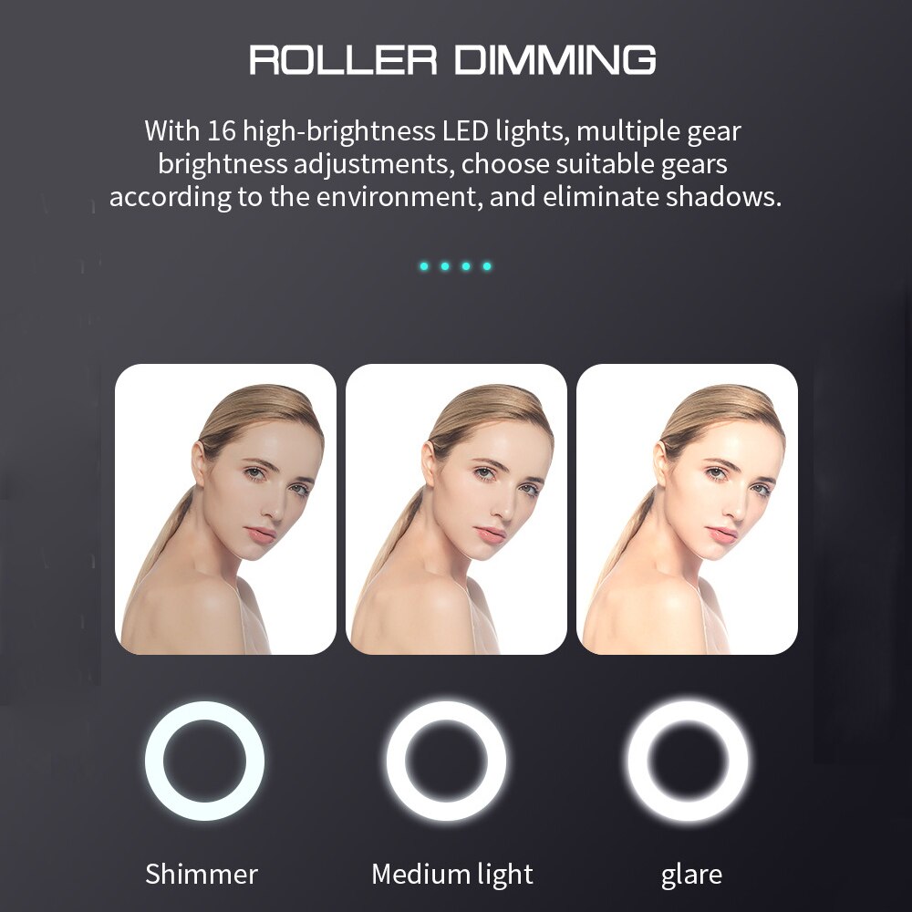 Webcam 1080P 2K Auto Focus USB Camera With Microphone Light Tripod Web Camera For Computer Twitch Skype OBS Steam