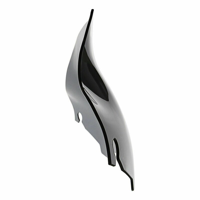 Parabrisas con ondas de humo de 8 pulgadas, accesorio para Touring Street Glide/Electra Glide/triglide FLHT FLHX FLHTCU FLHTC