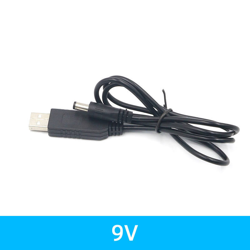 Usb Power Boost Line Dc 5v To Dc 9v / 12v Step Up Module Usb Converter Adapter Cable 2.1x5.5mm Plug: 9V