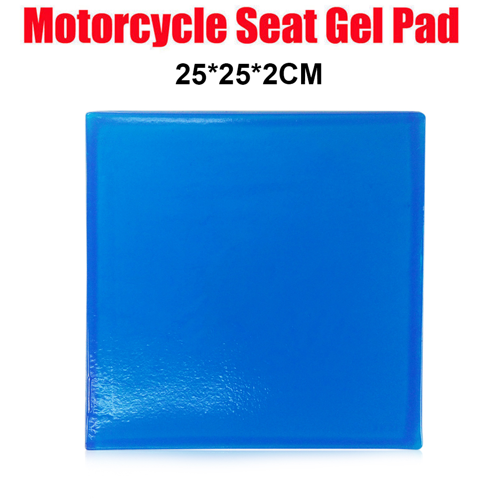 DIY Motorrad Sitz Kühl kissen Stoß dämpfung Dekompression Sattel Motorrad Sitz Gel Pad bequemes weiches Auto Stuhl Kissen: Grün