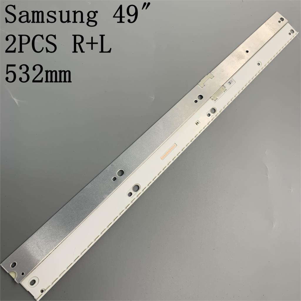 LED bande de rétro-éclairage pour Samsung UE49KU6450 UE49KU6452 UE49KU6459 UE49KU6400 UE49MU6500 UE49MU7400 UE49KU6670U UE49KU6500