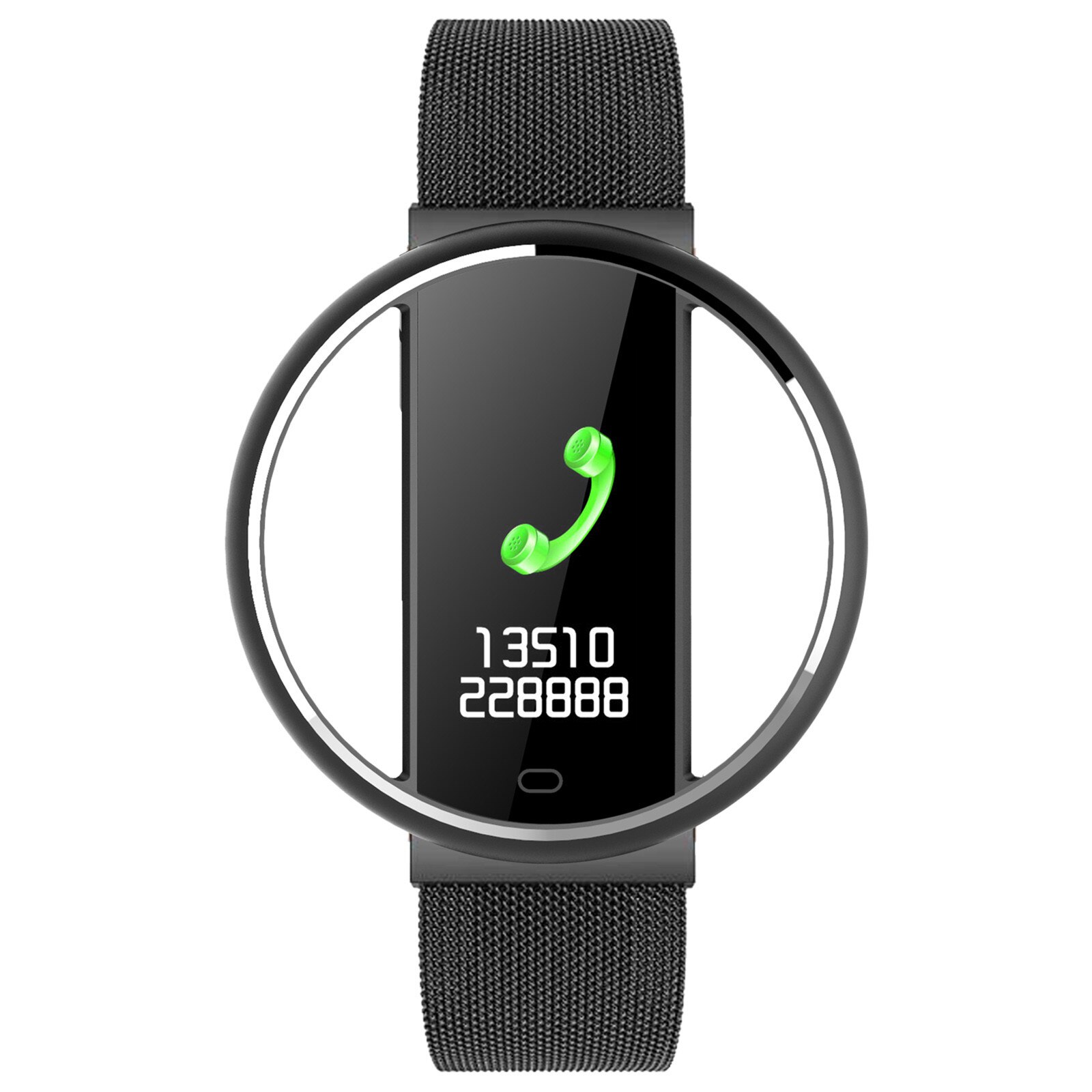 SIXRUN Smart Armband – Fitness Tracker Met Stappenteller, Slaapmonitor En Selfie-afstandsbediening, IP68 Waterdicht