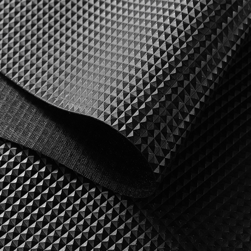 Accesorios de fotografía clásicos negros, cuero de textura para productos electrónicos, joyería, cosméticos, Fondo de sesión de fotografía impermeable: Fucsia / 150 * 150