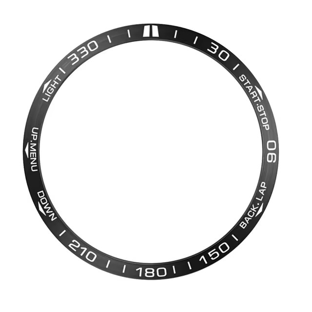 Bisel de reloj para Garmin Fenix 8 7X 51mm 7 47mm 6X 6 5X 5 Protector de reloj inteligente cubierta de Metal anillo de parachoques carcasa marco funda protectora: S / Blanco