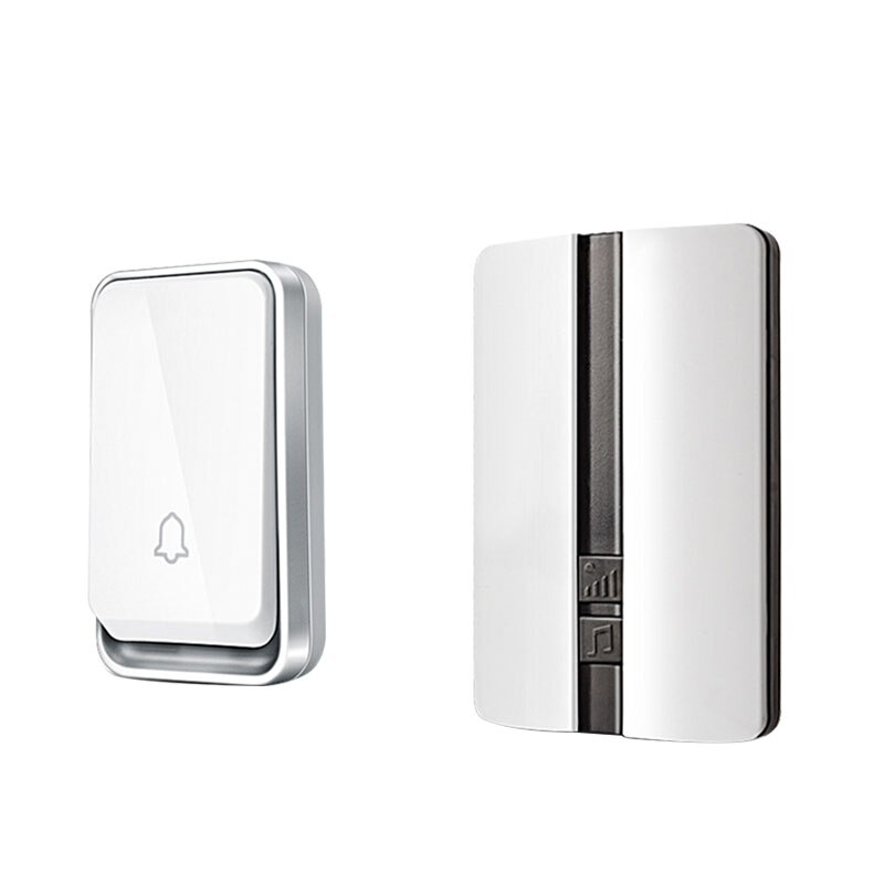 Self Generation Wireless Doorbell Home Smart Electronic Remote Control Long Distance No Battery Cordless Doorbell: Option 2 / EU plug