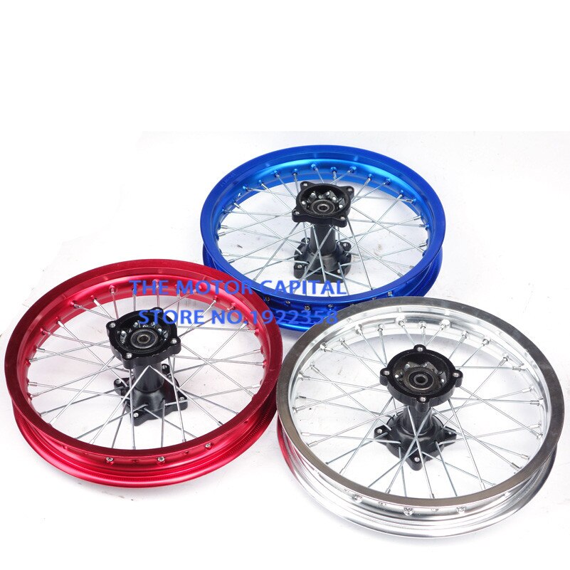 Dirt Bike 12 inch Rear Rims 12mm 1.85x12 for small off road CRF Rear Wheels spare parts Dirt Pit bike wheel