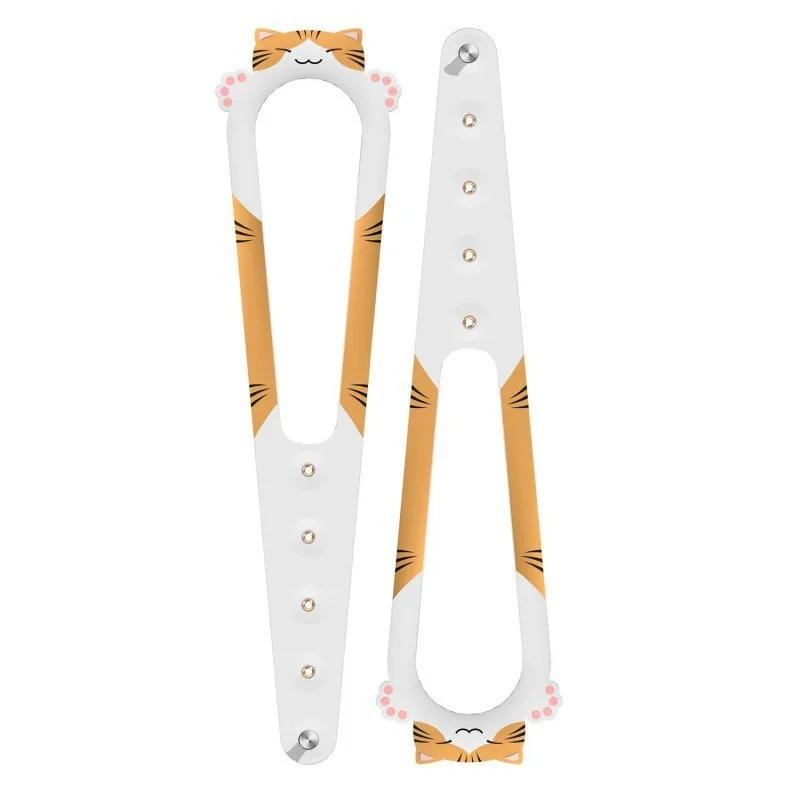 Kattdörrhållare spärr justerbar hunddörrstopp elastiskt grindlås flex spärrrem håller hunden borta från att komma in husdörrsspärr: Röd