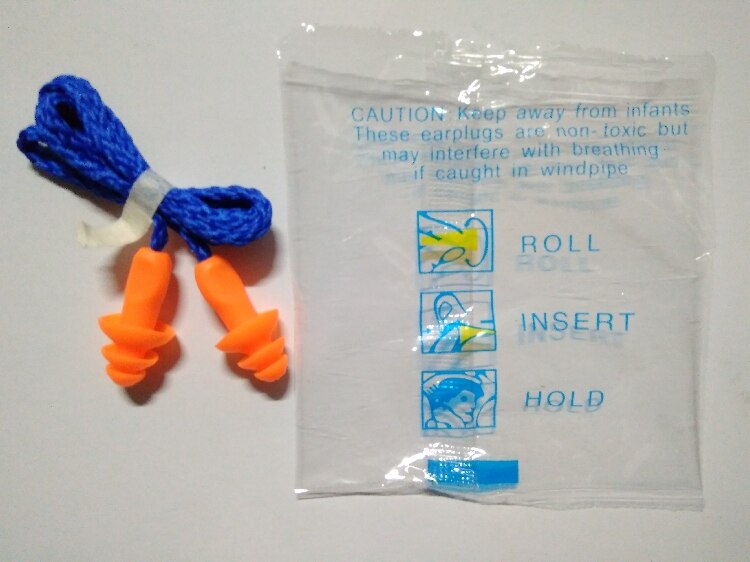 10 pair Unisex Silica gel anti noise sleep noise reduction noise earplug swimming waterproof earplug