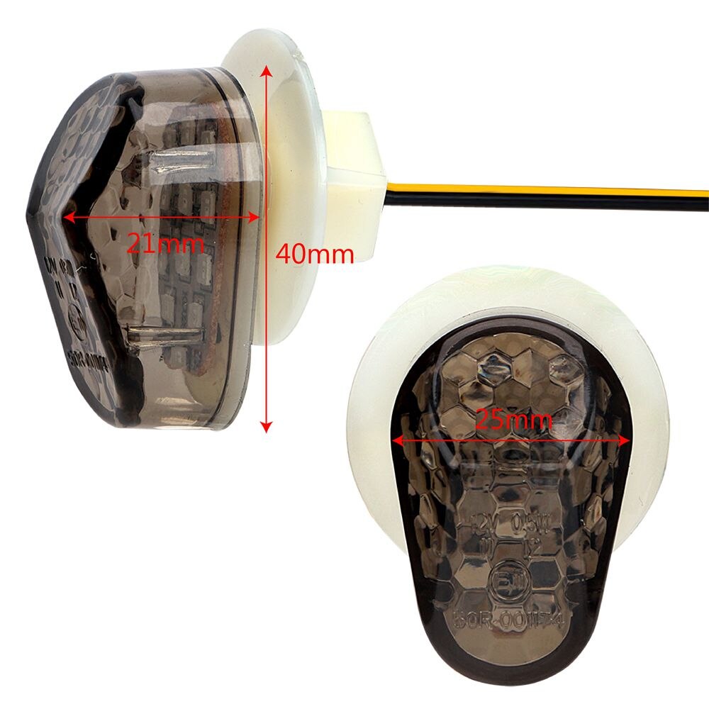 2 Stuks/set Indicator Lamp Motorfiets Verlichting Motorfiets Accessoires Voor Knipperlichten Universal Flasher Licht