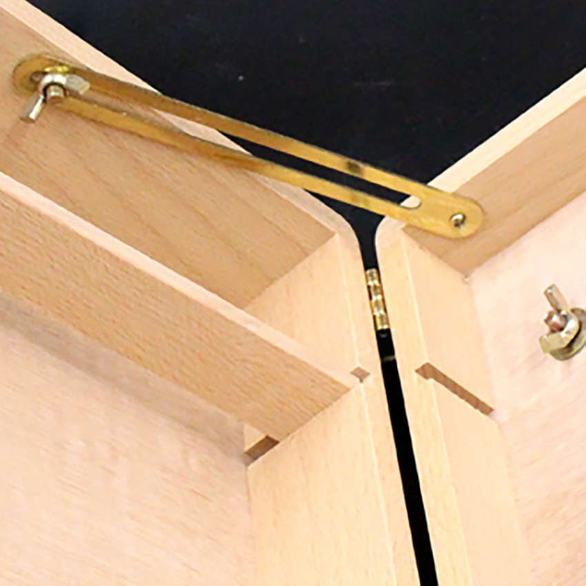 Ölfarbe Koffer Künstler Holz Tisch Kasten Staffelei Malerei Kasten tragbar Schreibtisch Skizze Malerei Hardware- Kunst Liefert freundlicher