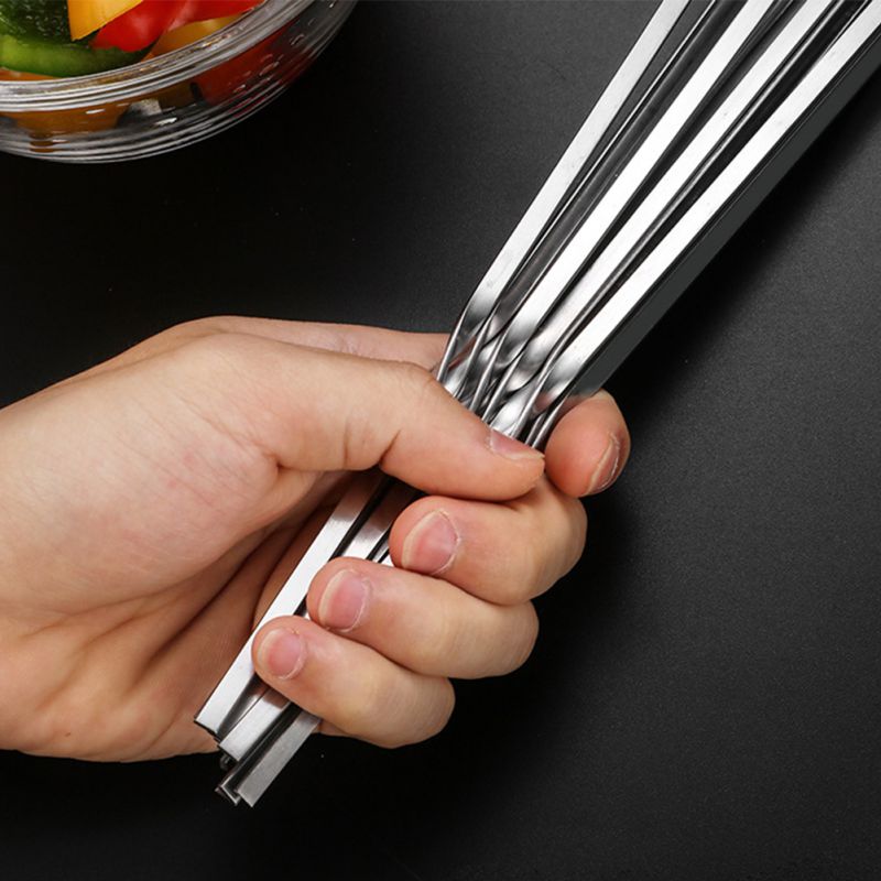 20 sztuk 35-40cm szaszłyki z grilla ze stali nierdzewnej szaszłyki z grilla płaskie metalowe szaszłyki z grilla i rury robić przechowywania