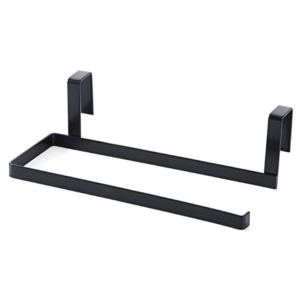 Suporte de rolo de papel higiênico, prático, criativo, não derrete, guardanapo, cabide, película aderente, porta de guarda-roupa: B