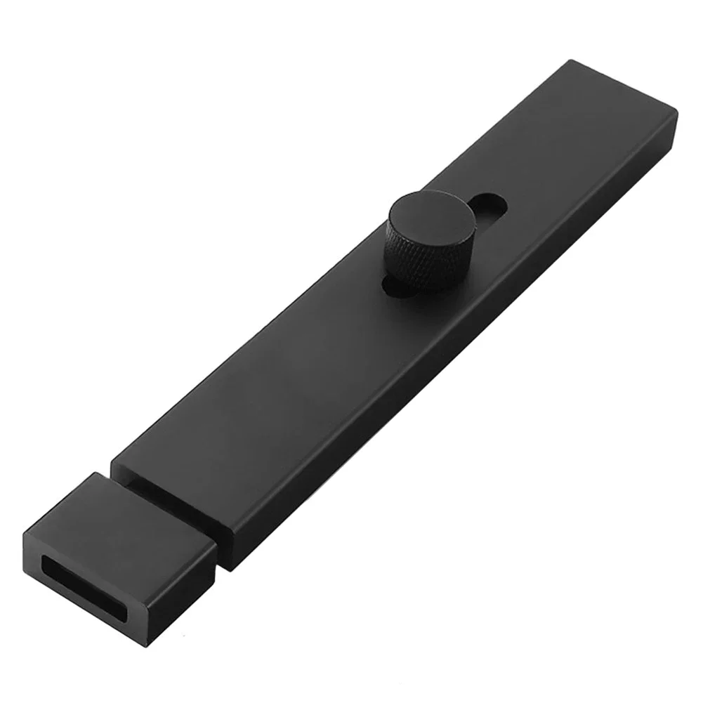 Door Lock Latch Punch-free Door Bolt Sliding Bolts Anti-theft Security Lock Aluminum Alloy Toilet Door Latch Gate Hardware: Red