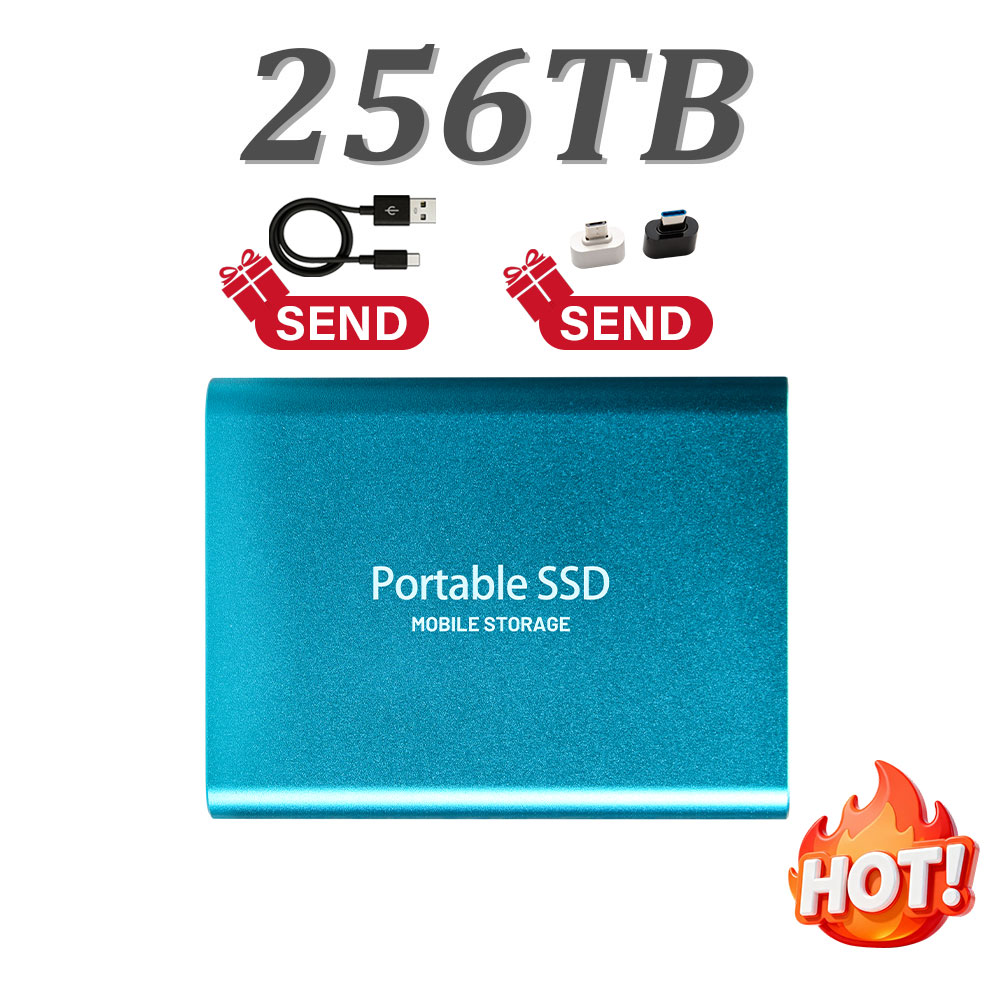 USB 3.1 portable solid-state drive 1TB external portable hard drive 2TBSSD 4TB high solid-state storage, suitable for la