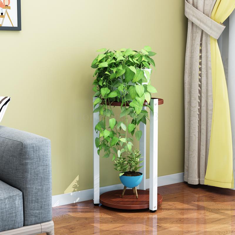 Multi-layer flower stand interior decoration space balcony flower stand wrought iron living room flower pot rack small flower: VIP 5