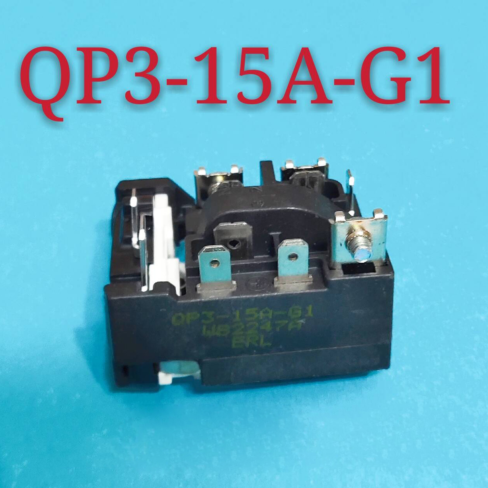 1pc startkompressor overbelastningsbeskyttelsesrelæ  qp3-15a-g1 til tilbehør til udskiftning af køle- / fryseskab