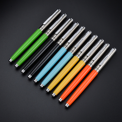 10PCS HERO 007 Fountain Pen Nostalgic Classics 0.5mm Students Office Calligraphy Fountain Pen 5 Color 3/: Color  10PCS