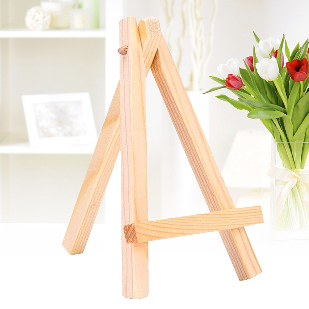 Pack of 8 Practical DIY Durable Mini Wooden Display Easels for Display Painting Art Crafts