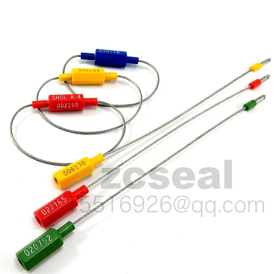 10 Pcs Staaldraad Seal Met Lood Label Container Seal Met Lead Plastic Seal Met Eenmalige Sealing Lock