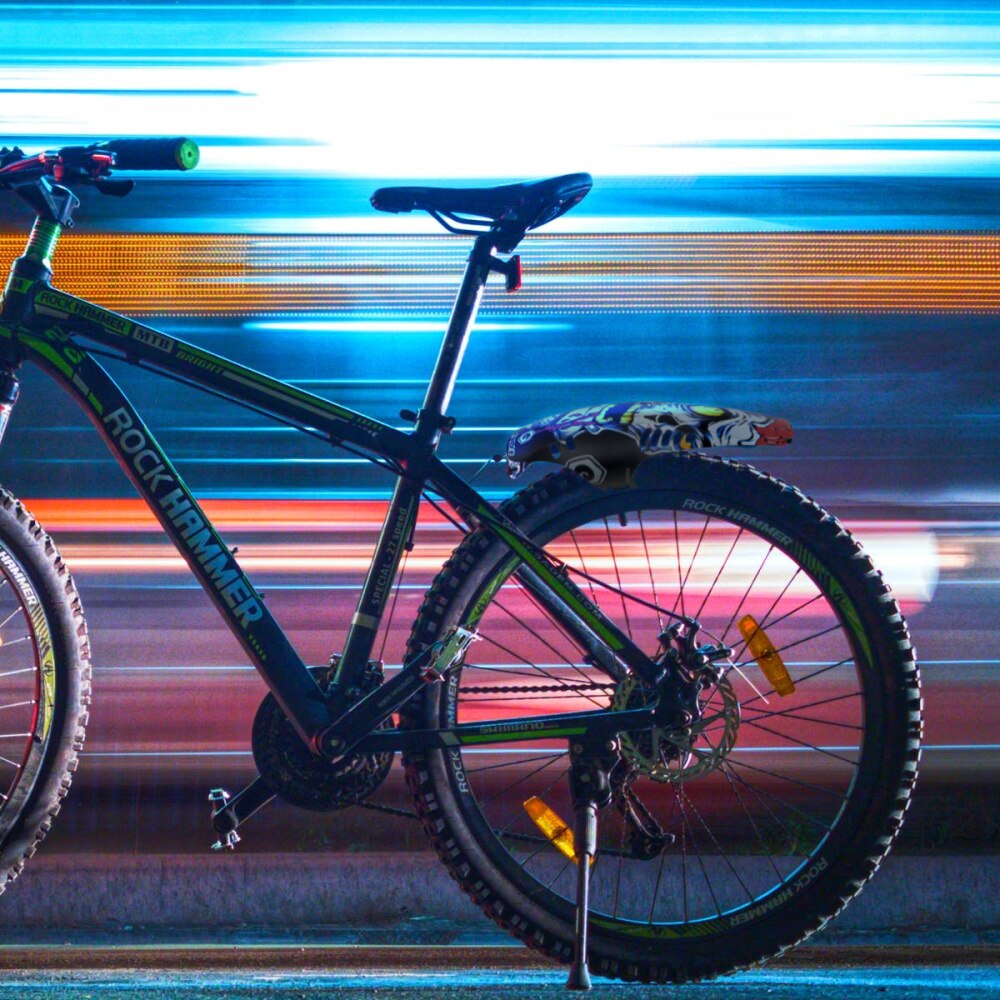 Bike Splash Guard Mini Cycling Fender Wings Mud Guard Bicycle Fender Mountain Bike Front Rear High-Strength Bike Parts - Type A