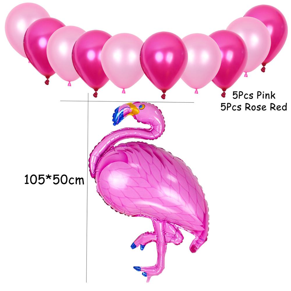Happy Birthday Banner Animal Balloons Zoo Theme Lion Flamingo Elephant Foil Ballons Baby Shower Party Decoration Supplies