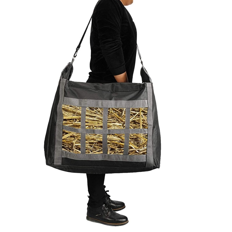 Sac/transporteur pour balles de foin - Noir - Résistant 1