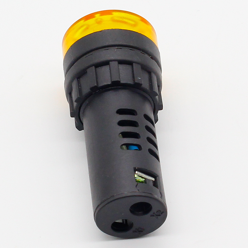 Panel Mount 22mm led Indicator buzzer 12V 24V 110V 220V led buzzer