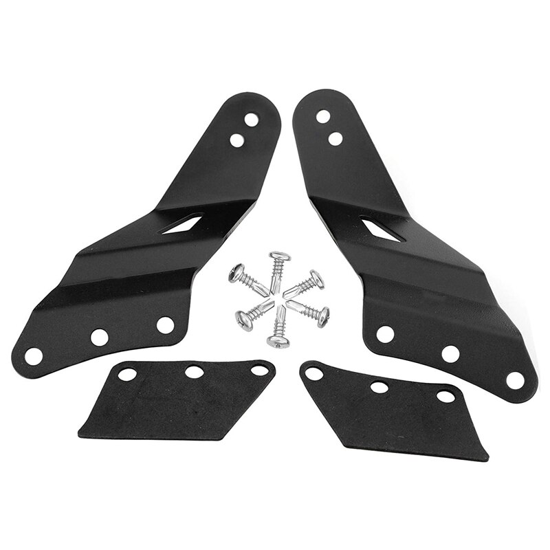 Support de rampe d'éclairage 52 pouces LED 2 pièces au pare-brise supérieur pour 99-06