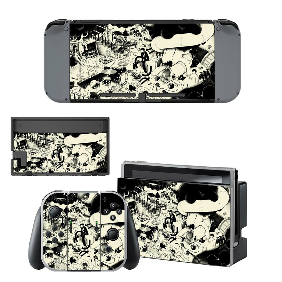 Vinyl Skin Vinyl Decal For Nintend Switch Skin Stickers NS Controller & Console Cover Protective Stickers: YSNS1584