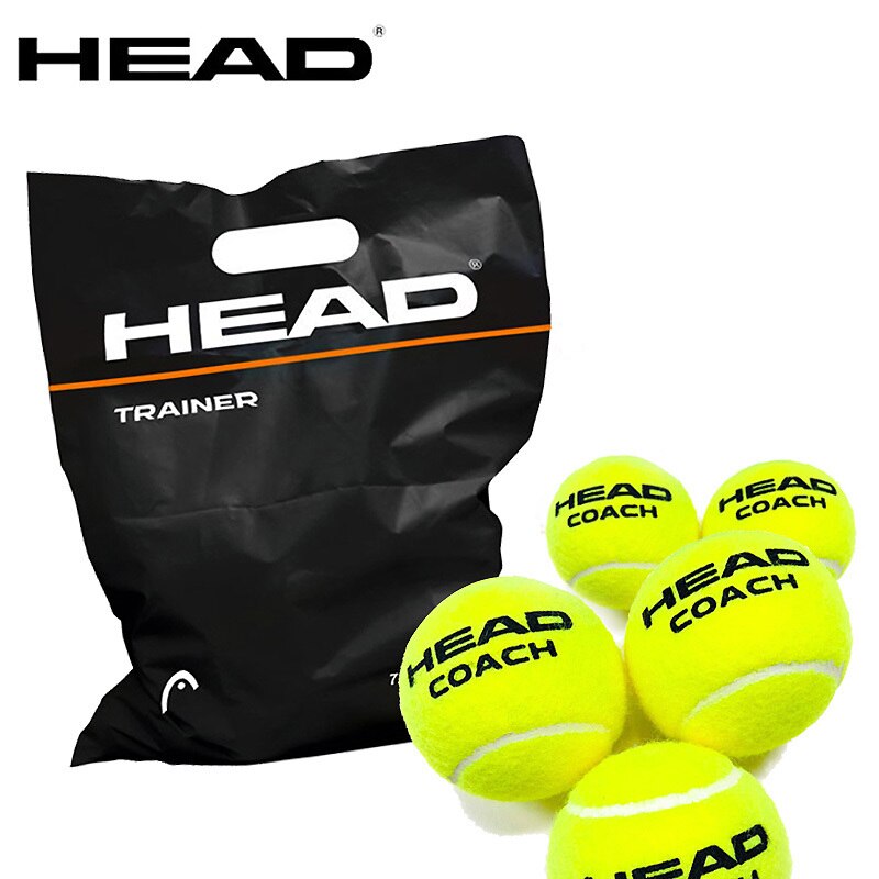 Oprindelige hoved tennisbold naturlige gummi uldkugler hovedtræner uddannelse bold tennis træner tennisbold standard pelotas tenis