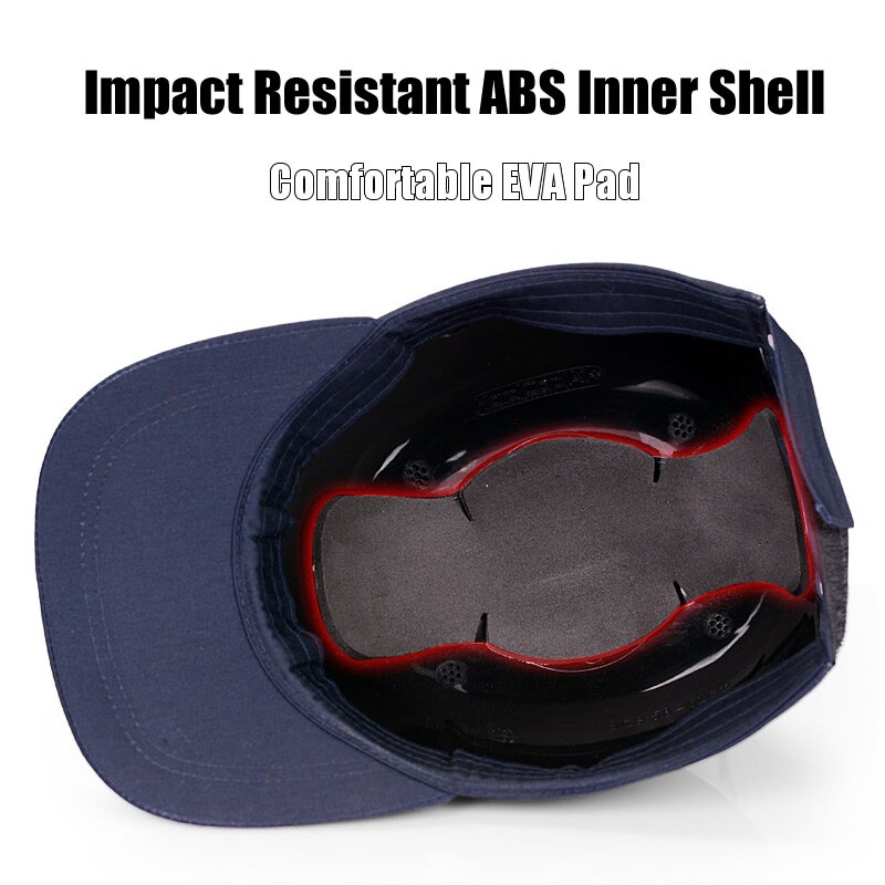 Brand Bump Cap Work Safety Protective Helmet Hard Baseball Hat Style For Factory Shop Carrying Head Protection