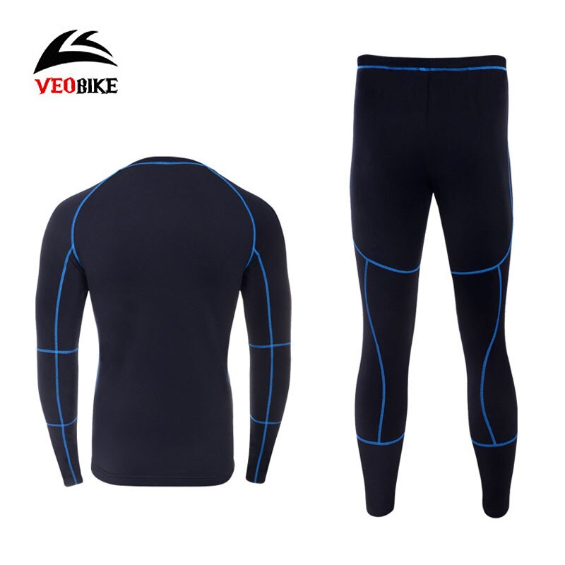 Men's Thermal Underwear Male Apparel Sets Autumn Winter Warm Clothes Riding Suit