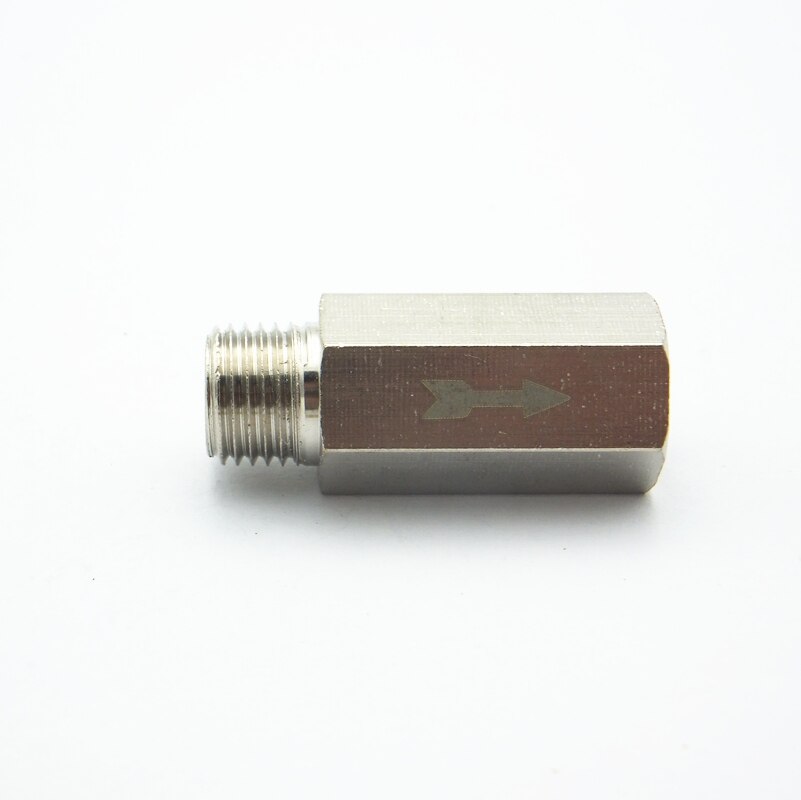 1/4" BSP Male x 1/4" BSP Female Thread Brass Check Valve One Way Non-return Valve For Water Oil Gas