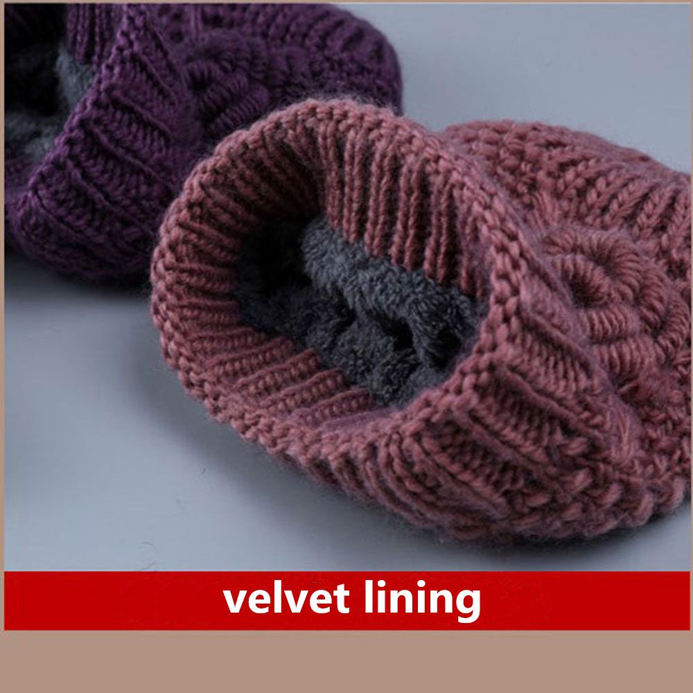 Chapeau épais pour mère, cagoule, bonnet de grand-mère, tricoté en laine, pour femme d&#39;âge moyen