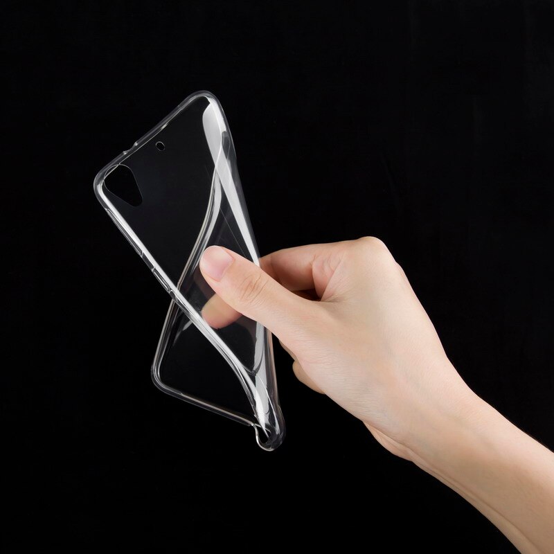 Tpu macio caso para htc desire 628 ultra fino claro silicone protetor cabido dustproof capa traseira caso corpo inteiro capa coque