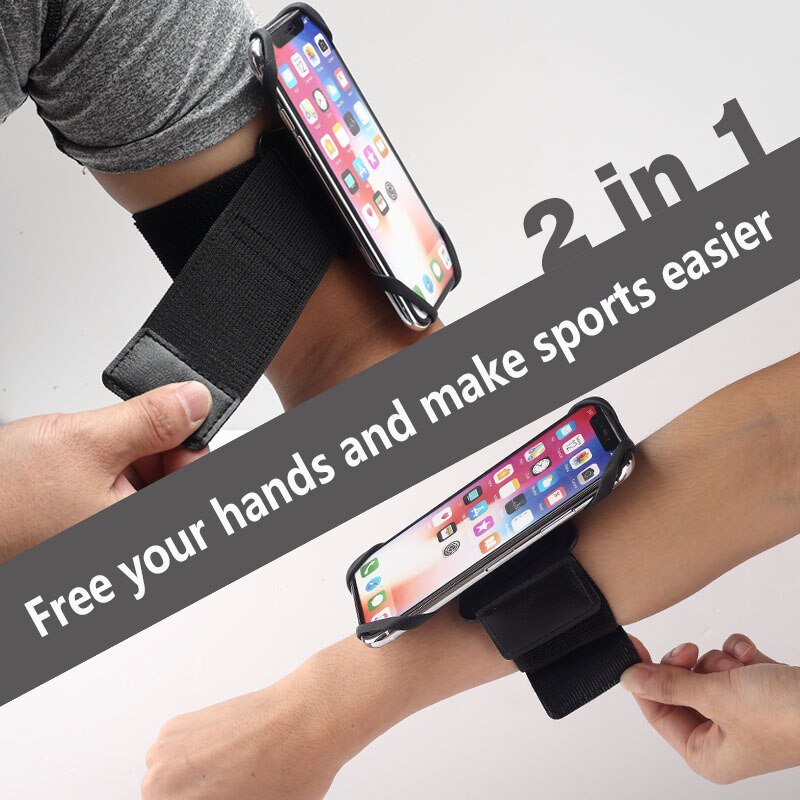 Removable rotating arm wrist strap sports mobile phone cover running wrist bag riding mobile phone bag mobile phone bag arm bag