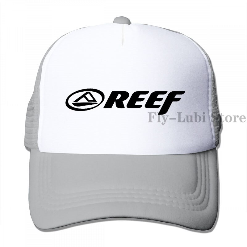 Logo aziendale s Reef Surf berretto da Baseball uomo donna Trucker Cappelli di modo cappuccio regolabile: 3-Gray