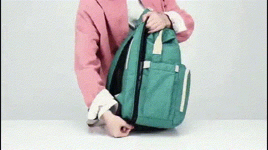Bleposer rygsæk foldbar baby seng krybbe taske stor kapacitet skiftemåtte rygsæk med skiftende seng baby rygsæk