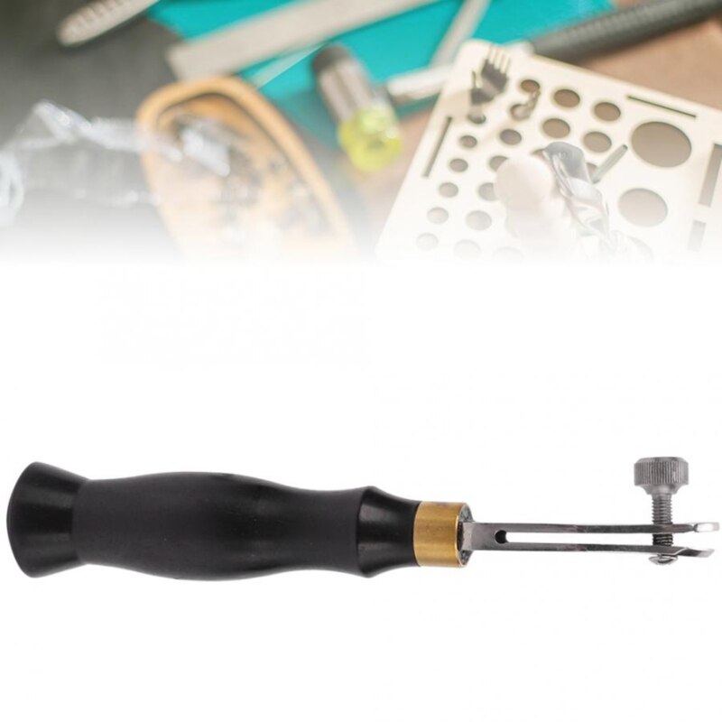 1pcs Adjustable Leather Edge Liner Handmade Leather Tool Edge Pressure Groove Scriber