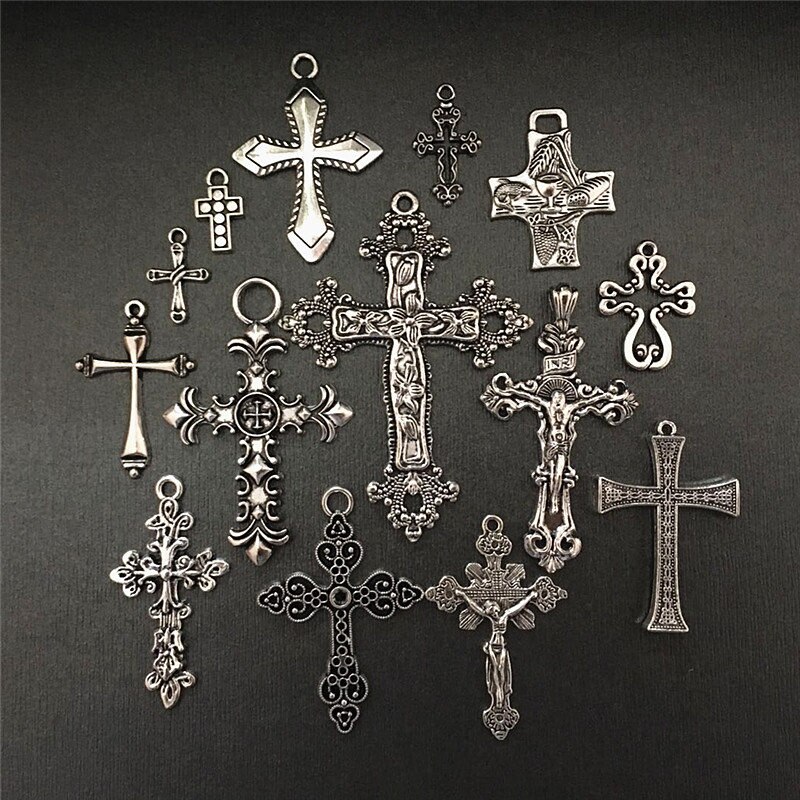 Cross Bedels Hangers Diy Sieraden Bevindingen Accessoires Meer Stijlen Kan Geplukt 14 Stks/partij ZAS1021: Default Title