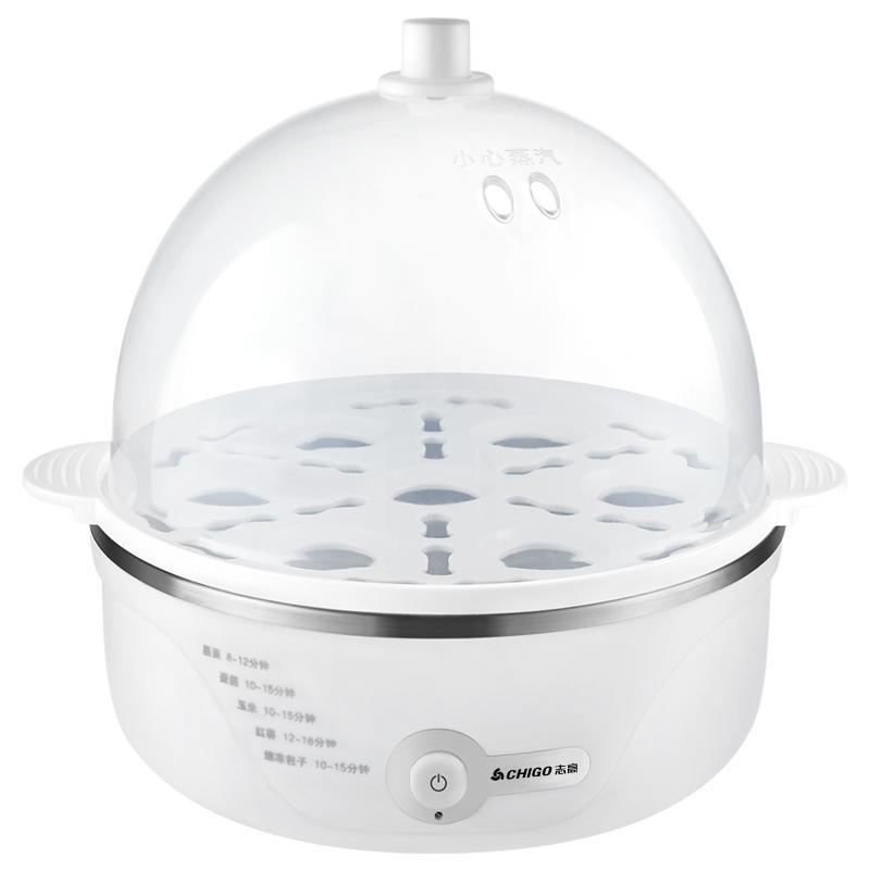 Egg Cooker For Breakfast Multifunction Egg Boiler 220V Household Breakfast Machine Eggs Steamer Auto Power Off: White Single Layer / AU
