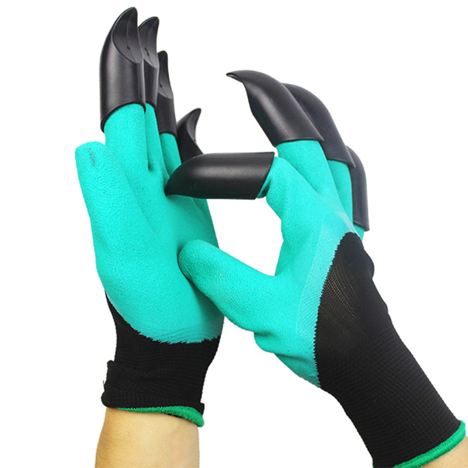 Tuin Handschoenen Met 4/8 Abs Plastic Hand Claw Tuin Rubber Handschoenen Voor Tuinieren Graven Planten Duurzaam Waterdicht Werk Handschoen