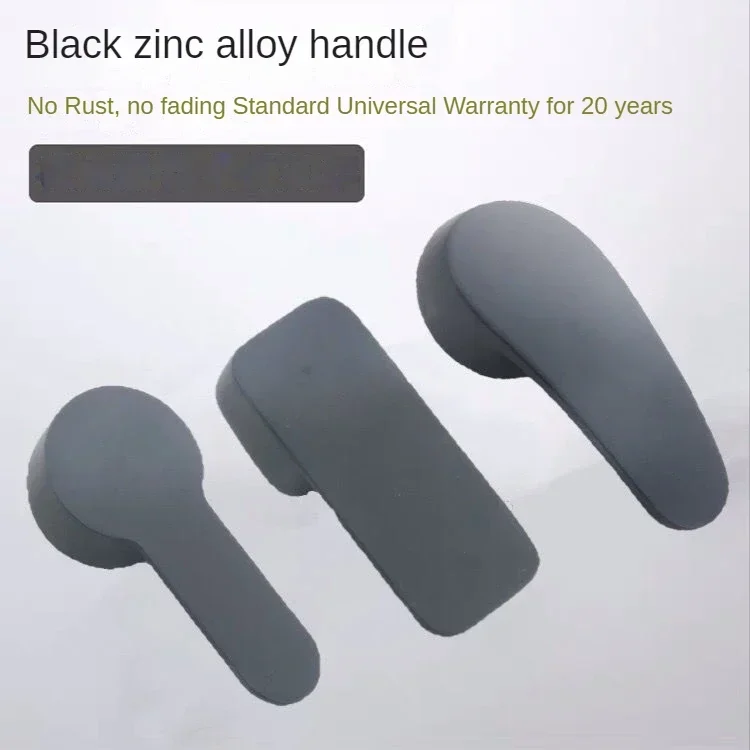 Black Faucet Switch Handle Mixing Valve Spool Handle Basin Kitchen Shower and Cold Faucet Repair Accessories