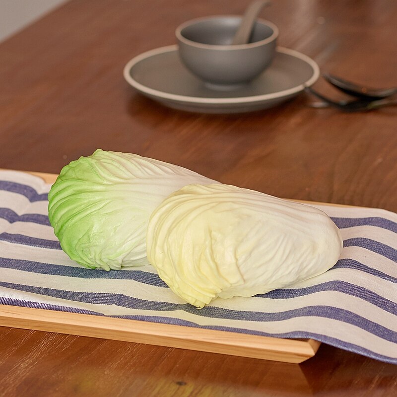 Affichage de Table d'aliments artificiels | Simulation de chou, modèle de Table, décorer la maison, accessoires de photographie, faire semblant de jouer, jouets de cuisine